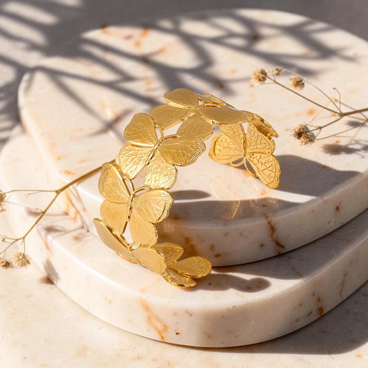The Papillon Filigree Butterfly Statement Cuff