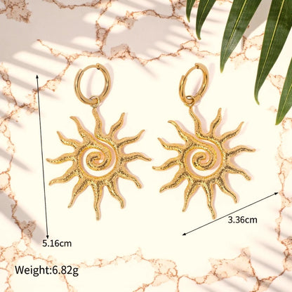 The Solaria Spiral Sunburst Drop Huggies