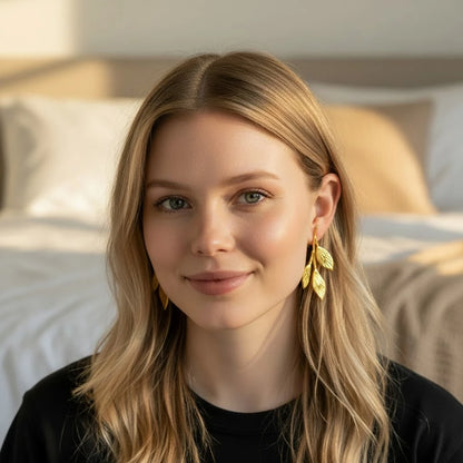 The Athena Olive Branch Climber Studs