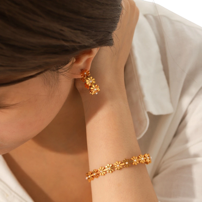 The Daisy Pearl Meadow Open Hoops