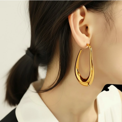 De "Juno" Barok Parel Druppel Hoops