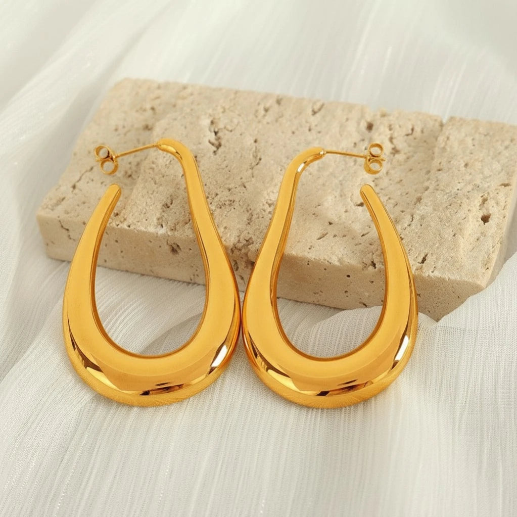 De "Juno" Barok Parel Druppel Hoops